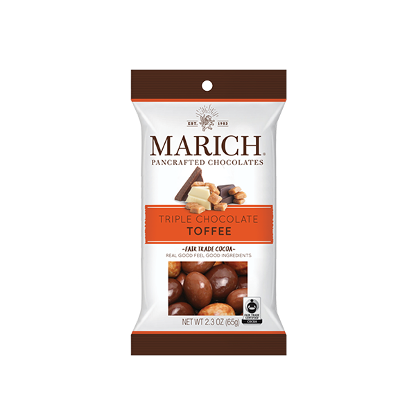 Milk Chocolate Toffee Almonds 12 Pack MARICH® Confectionery