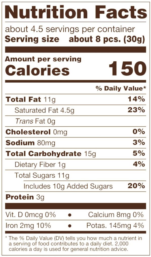 Dark Chocolate Sea Salt Cashews, 3.5 oz. MARICH® Confectionery