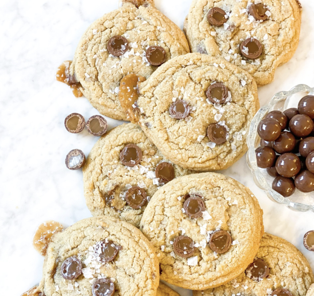 Salted Milk Chocolate English Toffee Caramel Cookies MARICH